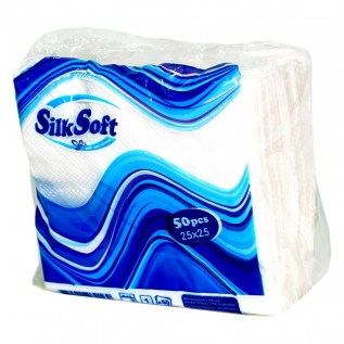 Անձեռոցիկ Silk Soft 25*25 50հտ Փափուկ 0162 2